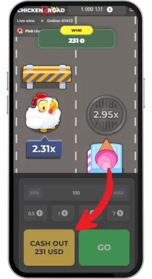 Auszahlung Chicken Road 3